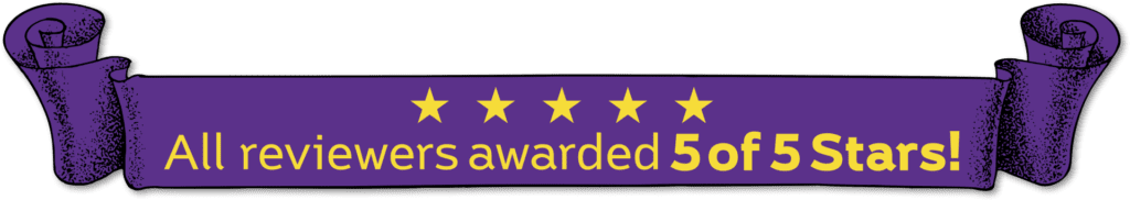 purple scroll banner